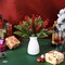 60 Pcs Artificial Christmas Flowers Christmas Artificial Pine Branches (Pine) 13.77"D x 5.9"W x 3.93"H